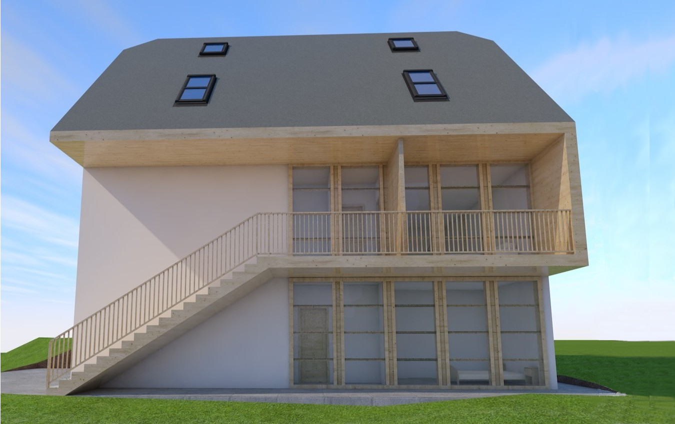 Apartmajski objekt v Logu Čezsoškem, Bovec