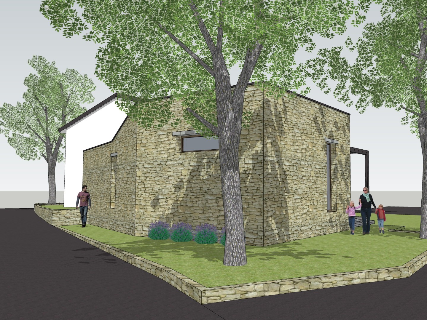 Prenova in prizidava hiše v Biljah